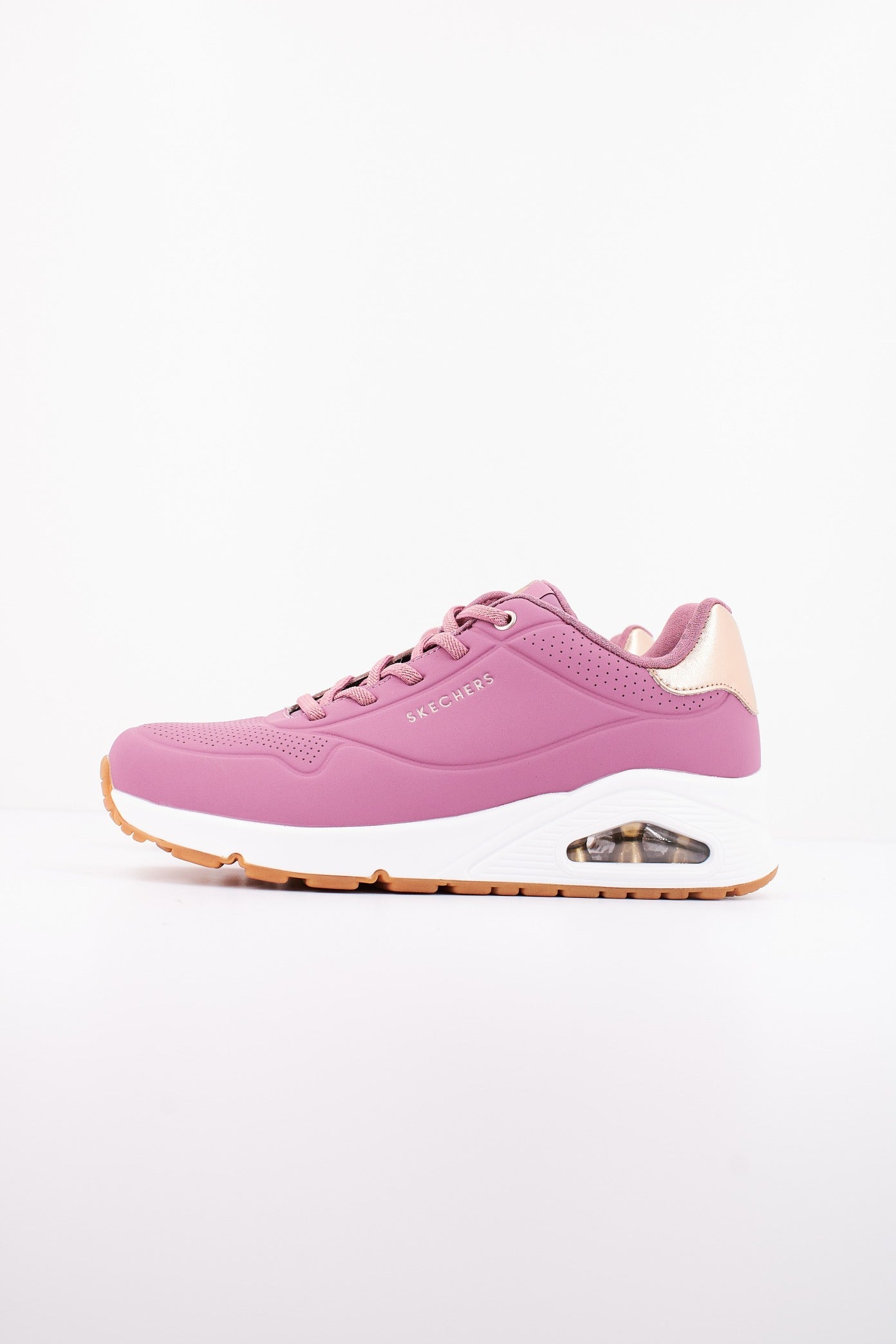 SKECHERS UNO - SHIMMER AWAY en color ROSA  (1)