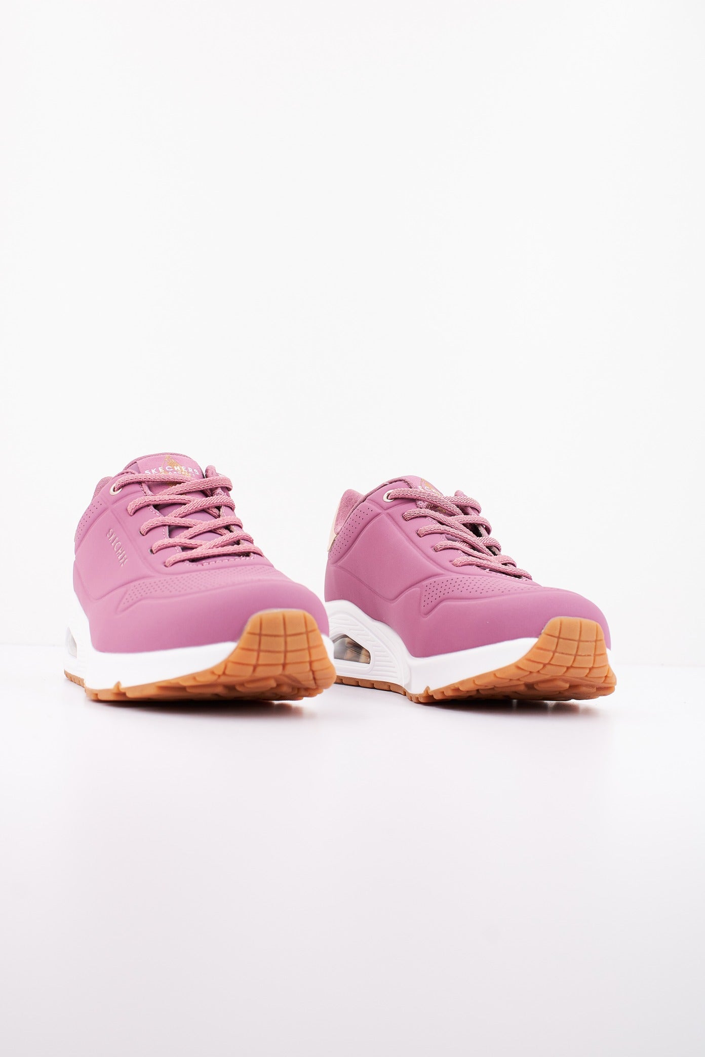 SKECHERS UNO - SHIMMER AWAY en color ROSA  (2)