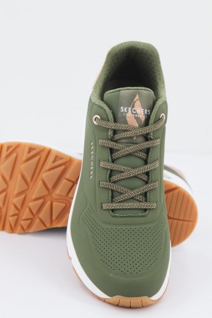 SKECHERS UNO - SHIMMER AWAY en color VERDE  (3)