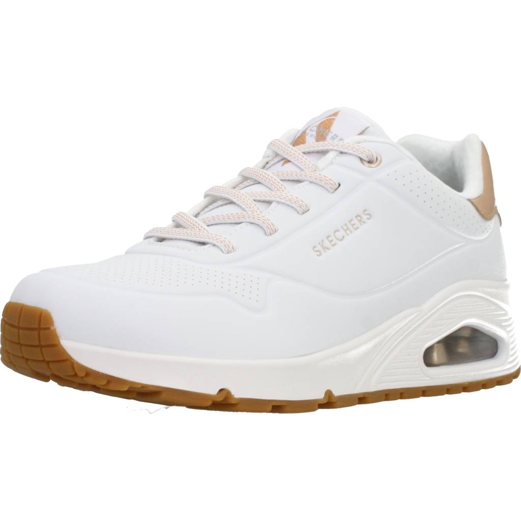 SKECHERS  UNO - SHIMMER AWAY en color BLANCO  (1)