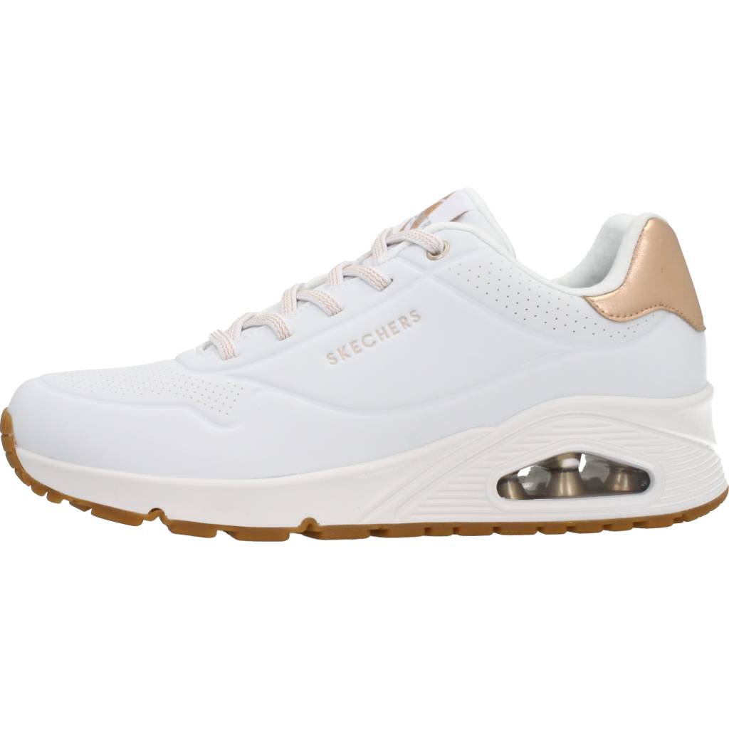 SKECHERS  UNO - SHIMMER AWAY en color BLANCO  (2)