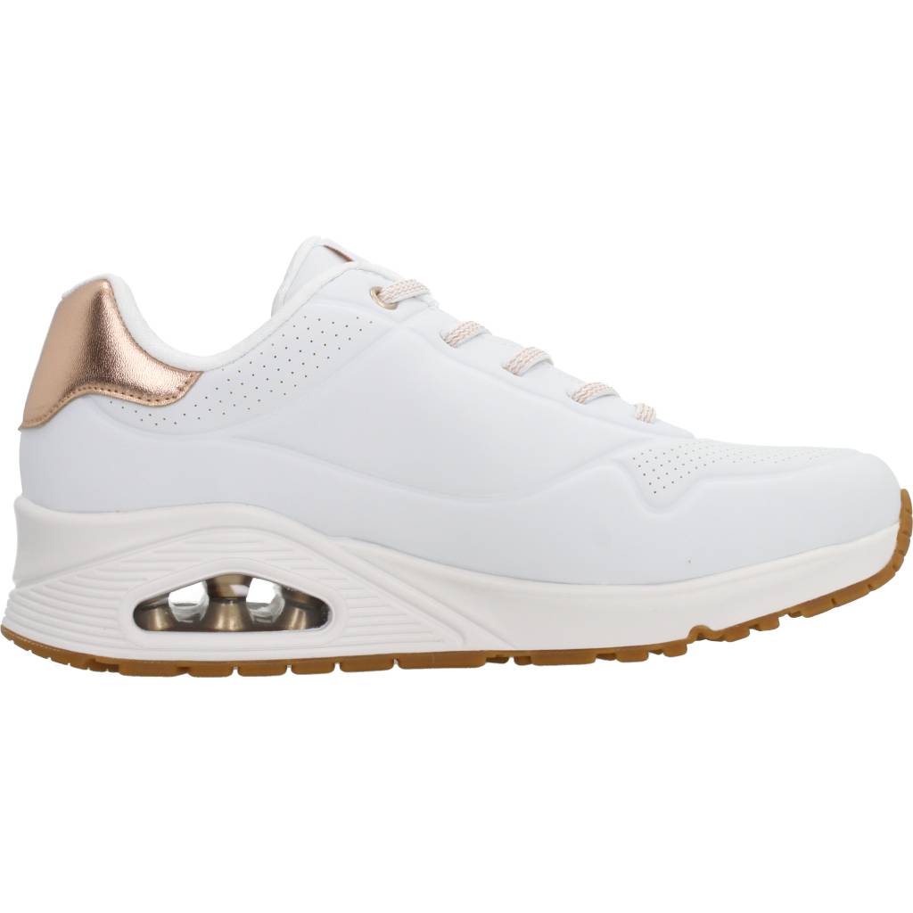 SKECHERS  UNO - SHIMMER AWAY en color BLANCO  (4)