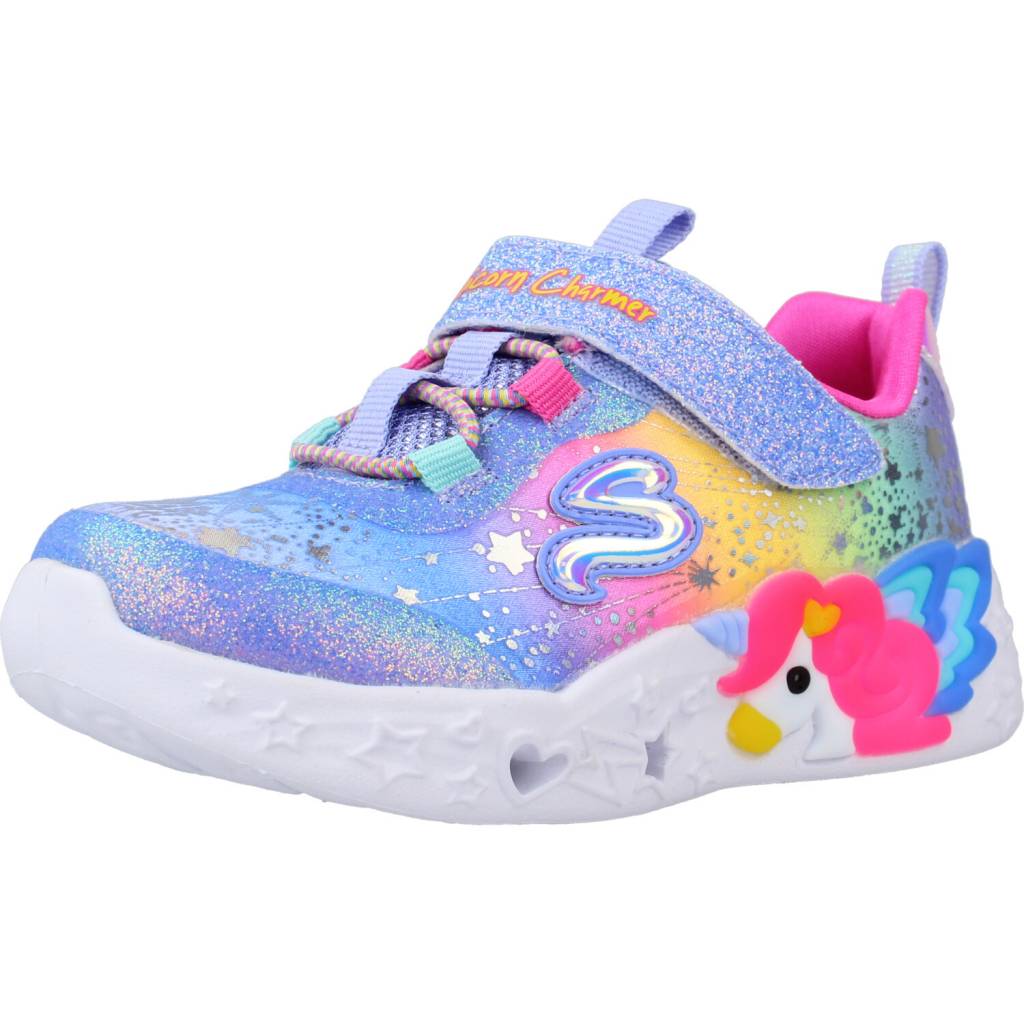 SKECHERS  UNICORN CHARMER-TWILIGHT DR en color AZUL  (1)