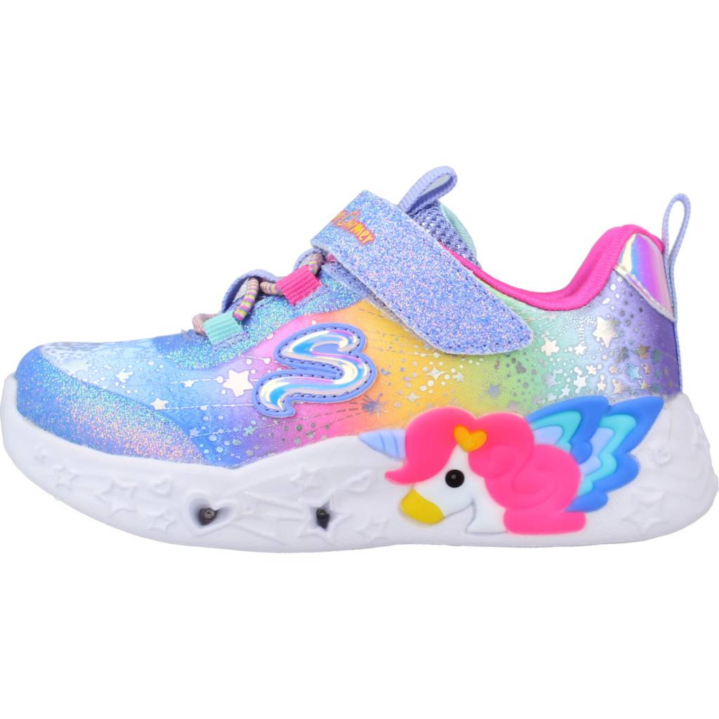 SKECHERS  UNICORN CHARMER-TWILIGHT DR en color AZUL  (2)