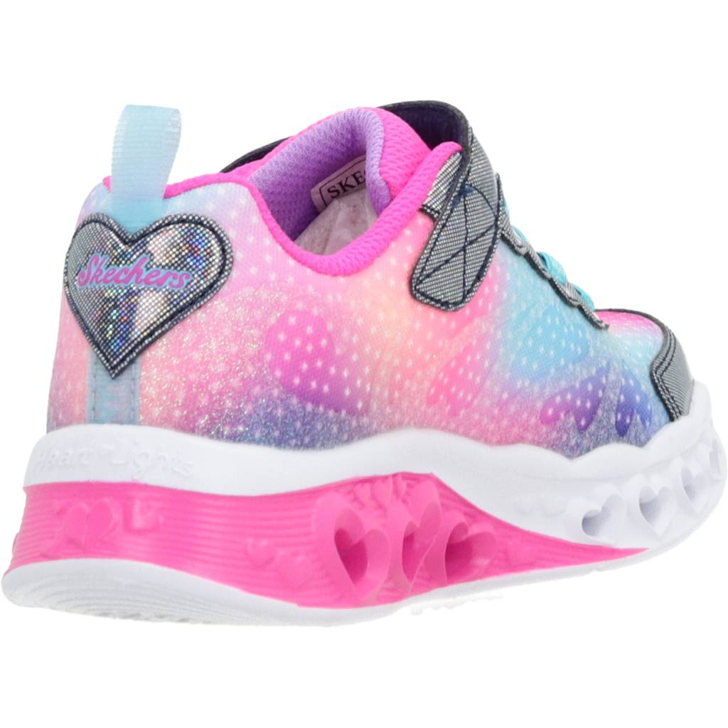 SKECHERS  FLUTTER HEART LIGHTS-SIMPLY en color ROSA  (3)