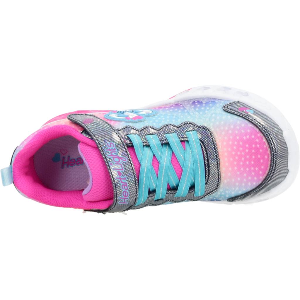 SKECHERS  FLUTTER HEART LIGHTS-SIMPLY en color ROSA  (7)