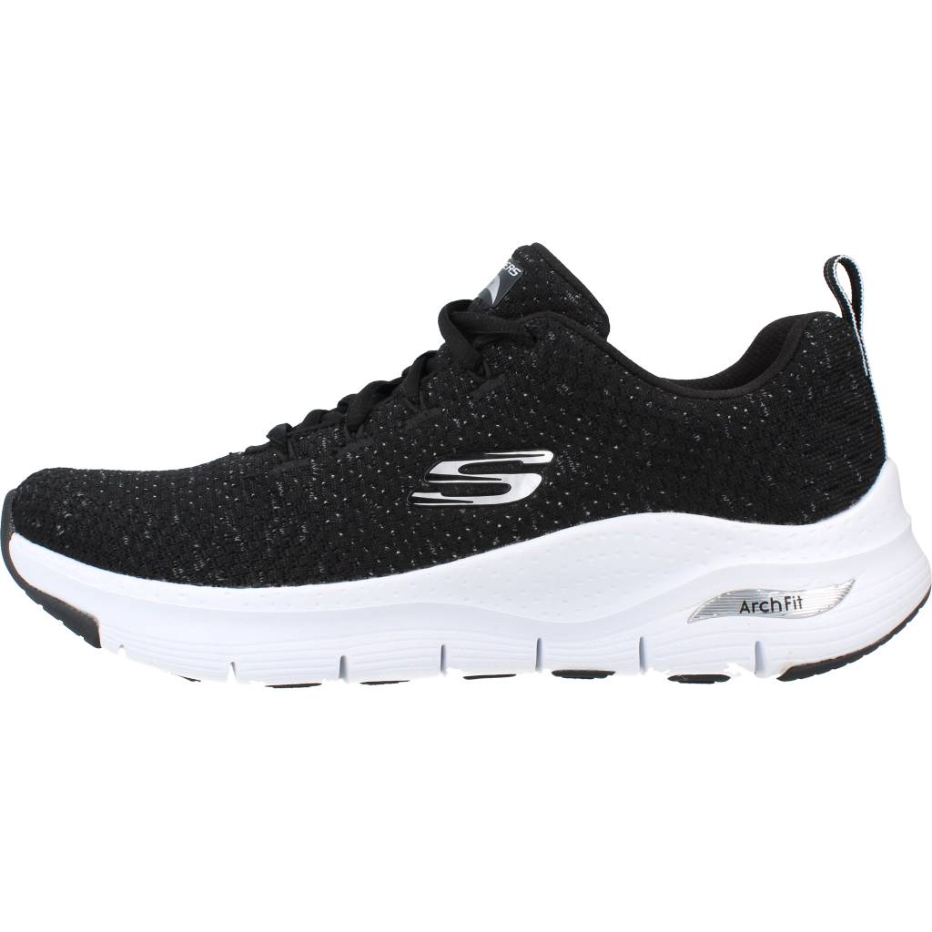 SKECHERS S en color NEGRO  (2)