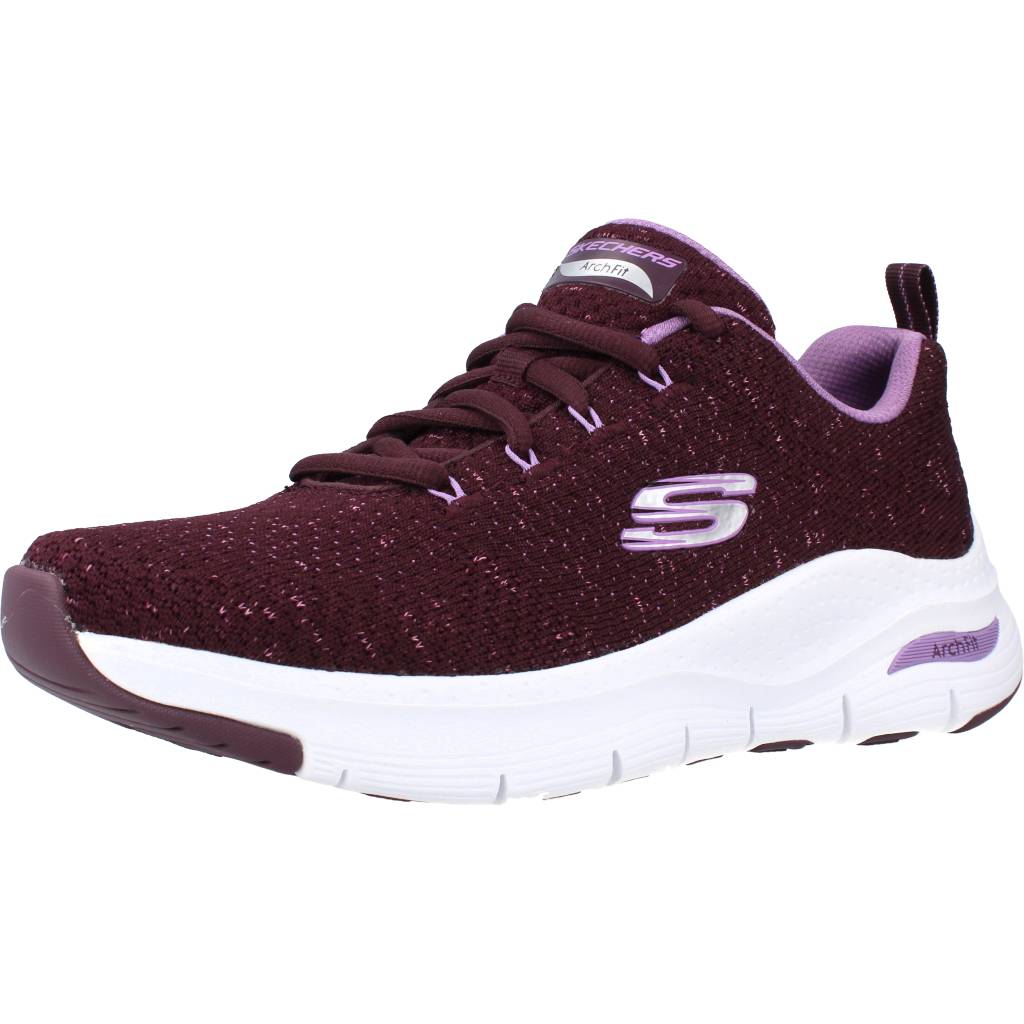 SKECHERS S ARCH FIT en color BURDEOS  (1)