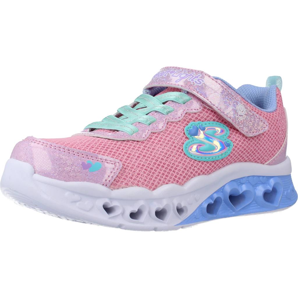 SKECHERS  FLUTTER HEART  en color ROSA  (1)