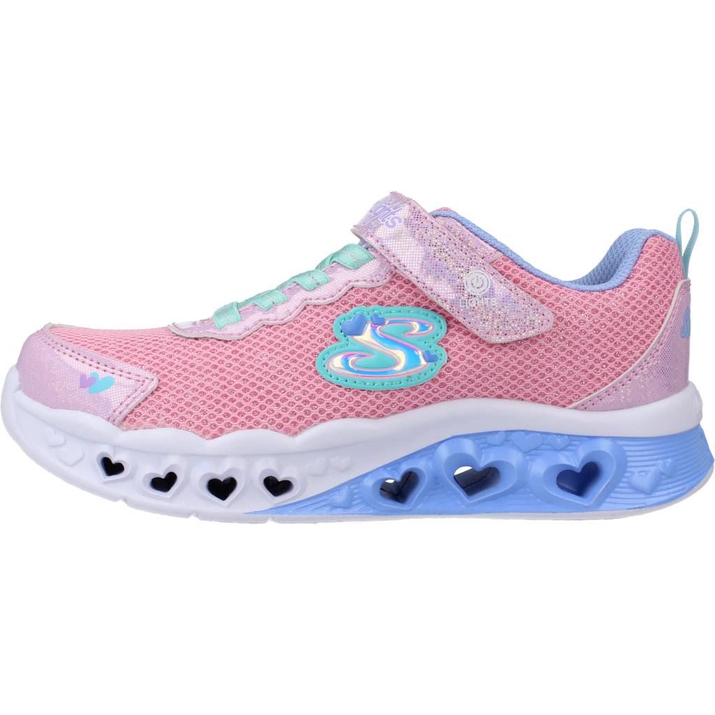 SKECHERS  FLUTTER HEART  en color ROSA  (2)