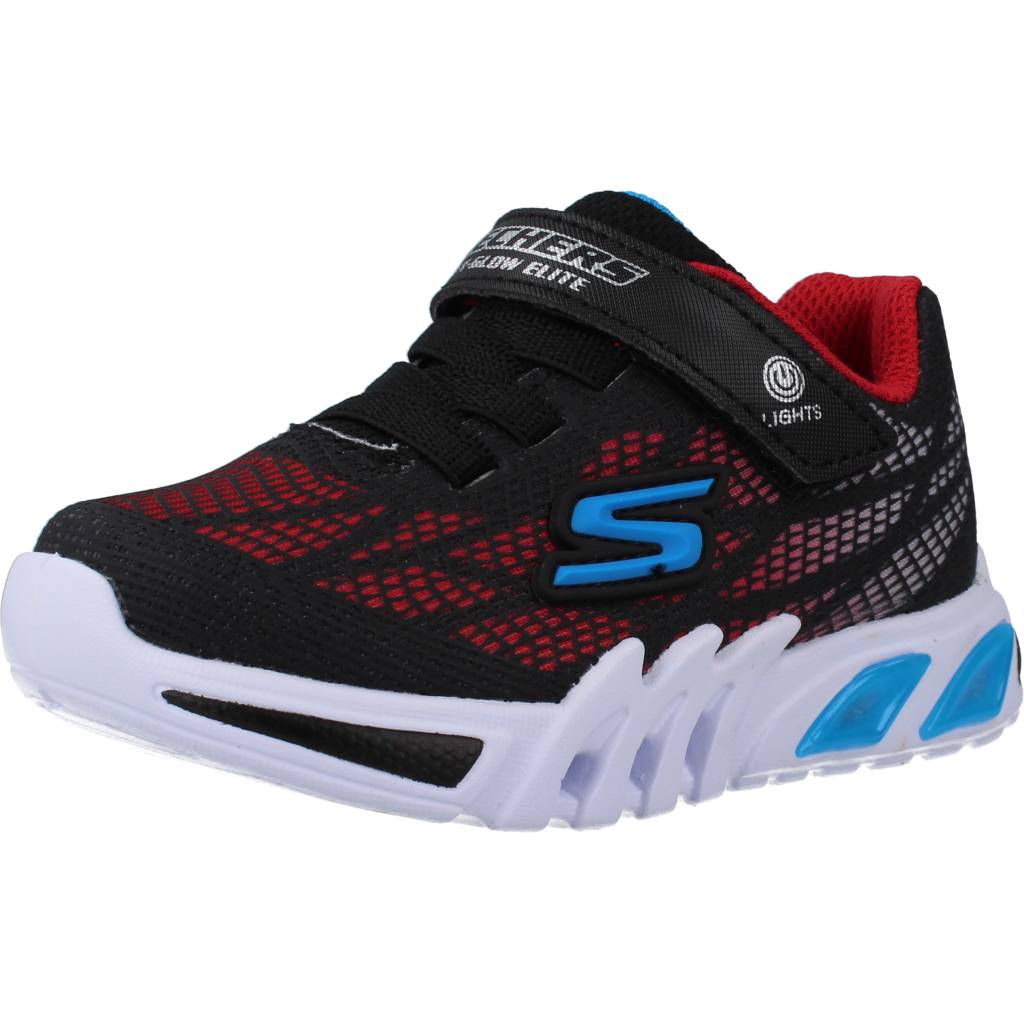 SKECHERS  FLEX-GLOW ELITE-VORLO en color NEGRO  (1)