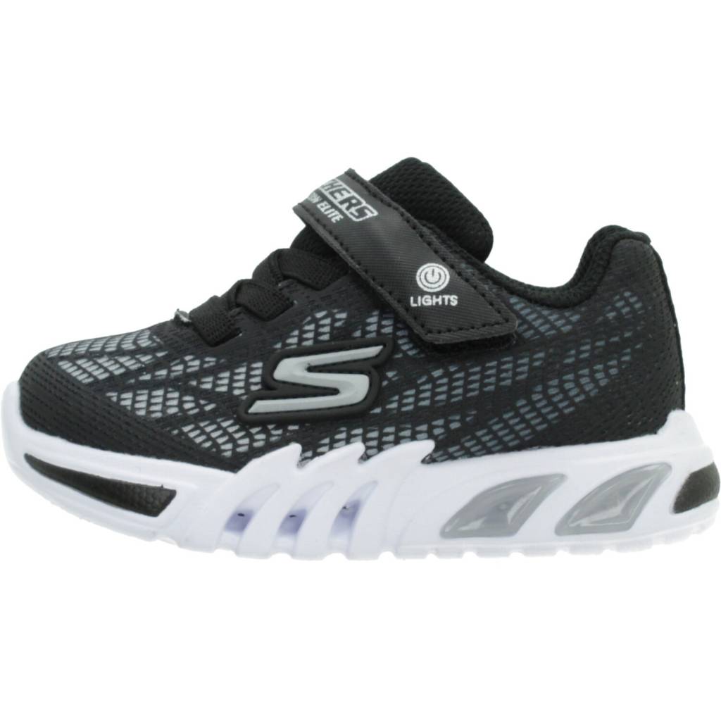 SKECHERS  FLEX-GLOW ELITE-VORLO en color NEGRO  (2)