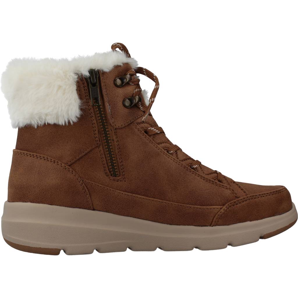 SKECHERS GLACIAL ULTRA en color MARRON  (4)