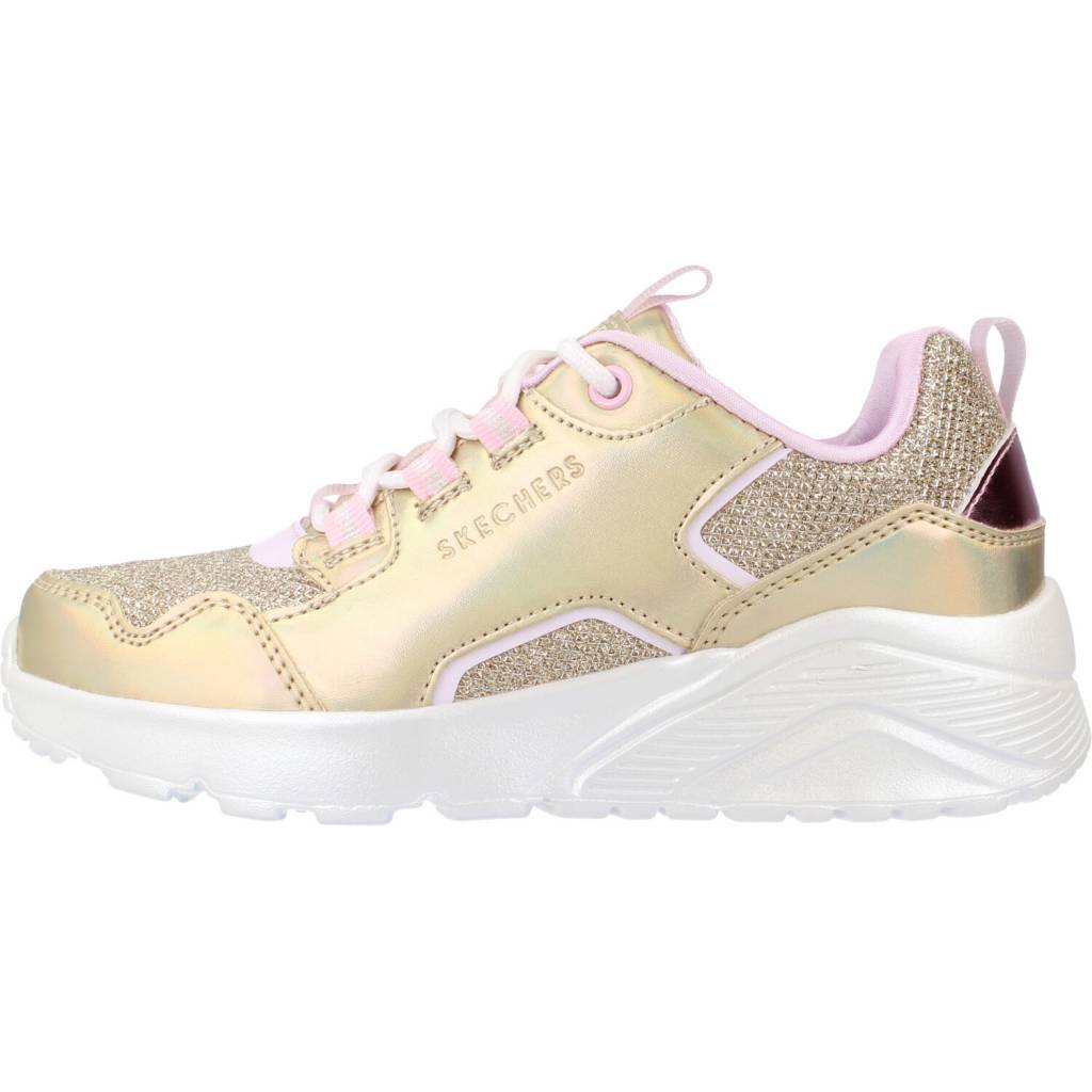 SKECHERS UNO LITE en color ORO  (2)