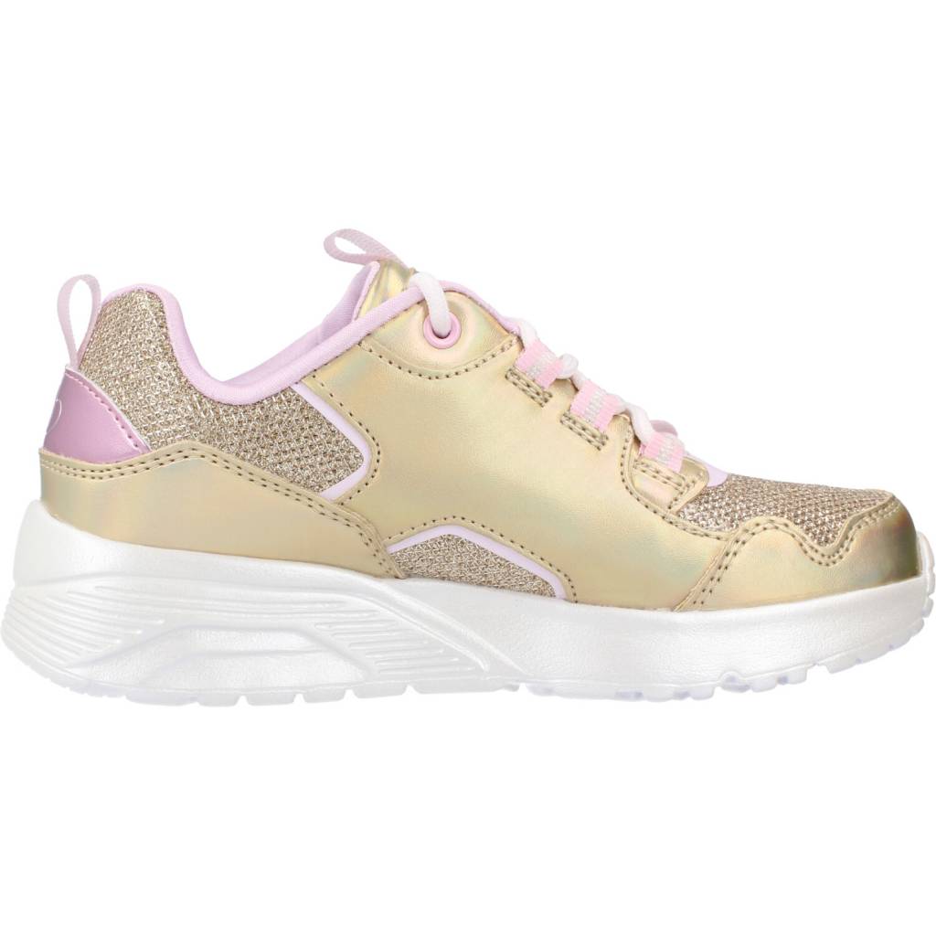 SKECHERS UNO LITE en color ORO  (4)