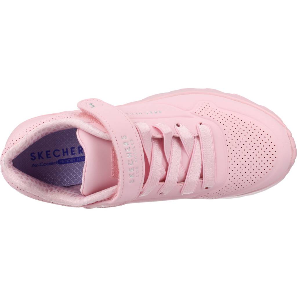 SKECHERS UNO LITE en color ROSA  (7)