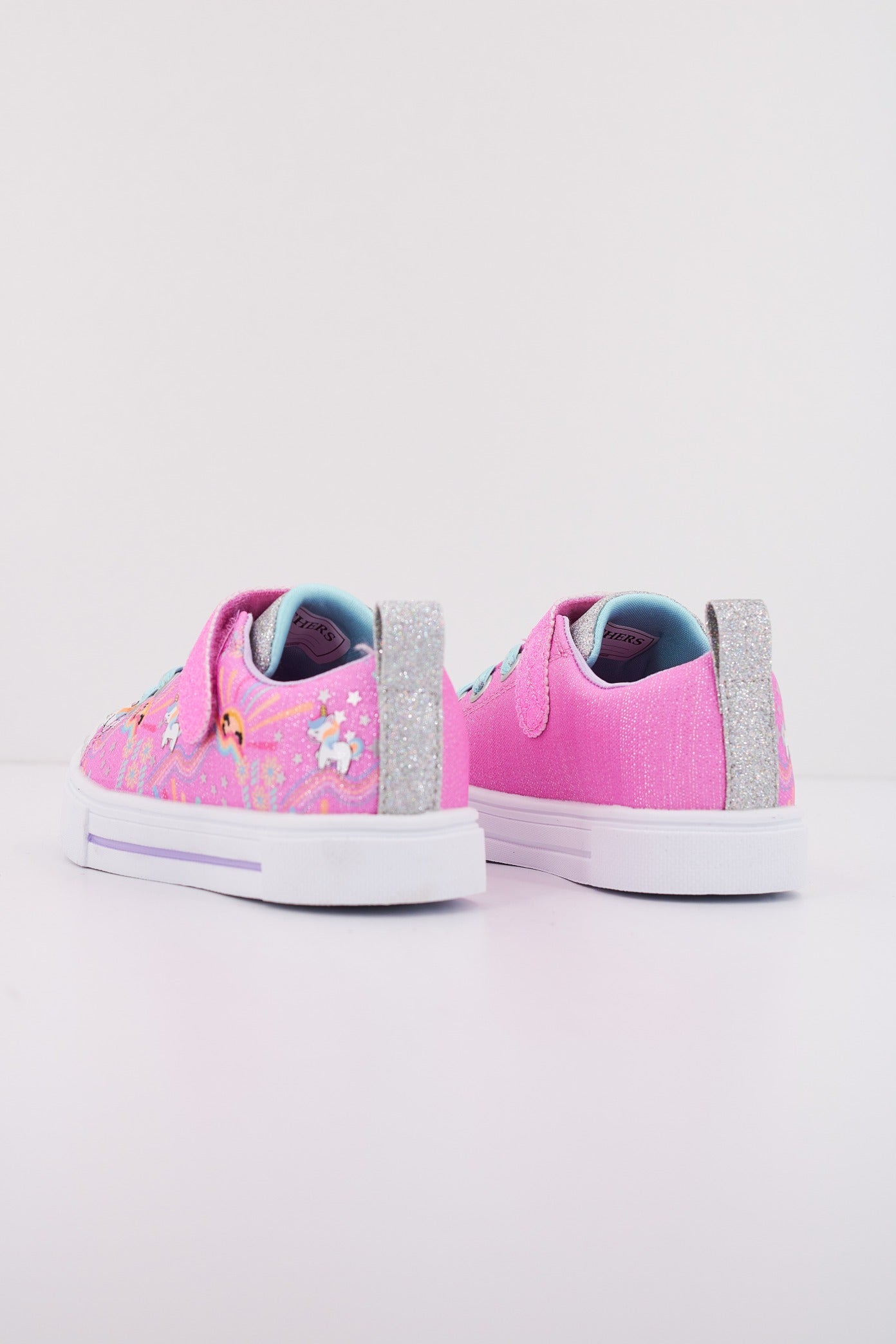 SKECHERS  TWINKLE SPARKS - UNICORN en color ROSA  (3)