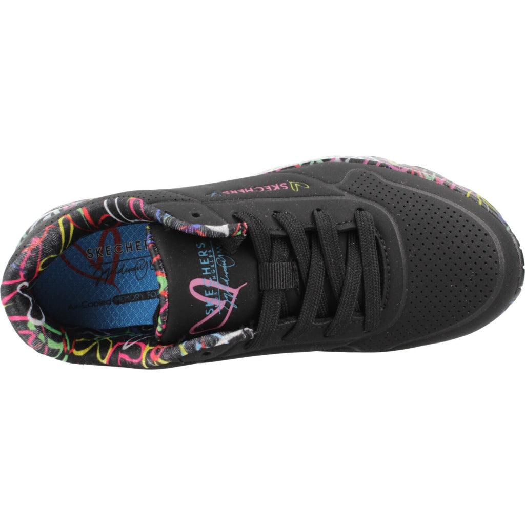 SKECHERS UNO LITE en color NEGRO  (7)