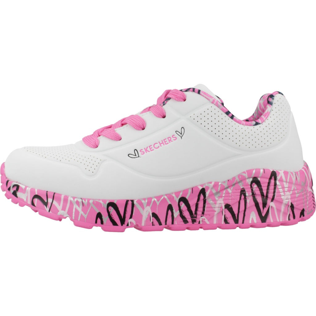 SKECHERS UNO LITE en color BLANCO  (2)