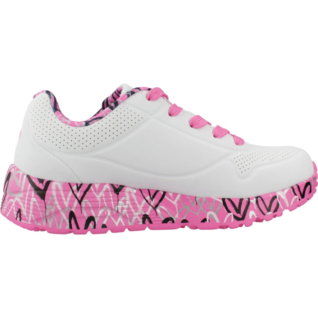 SKECHERS UNO LITE en color BLANCO  (4)