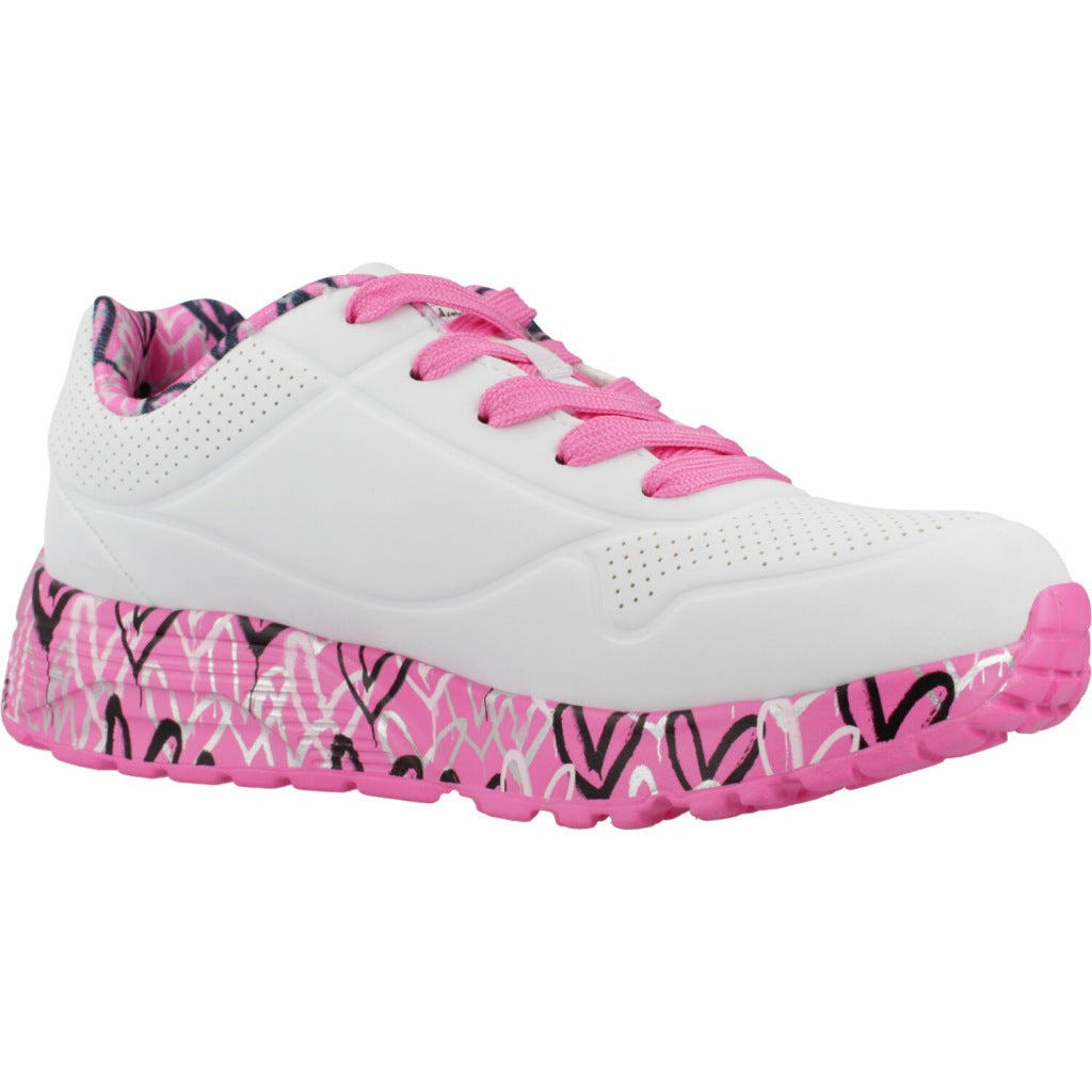 SKECHERS UNO LITE en color BLANCO  (5)