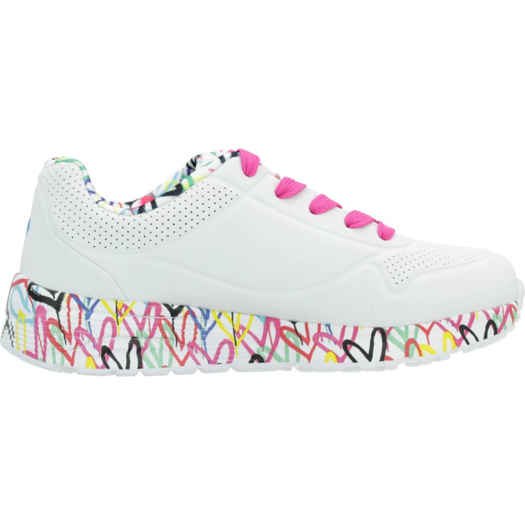 SKECHERS UNO LITE en color BLANCO  (4)