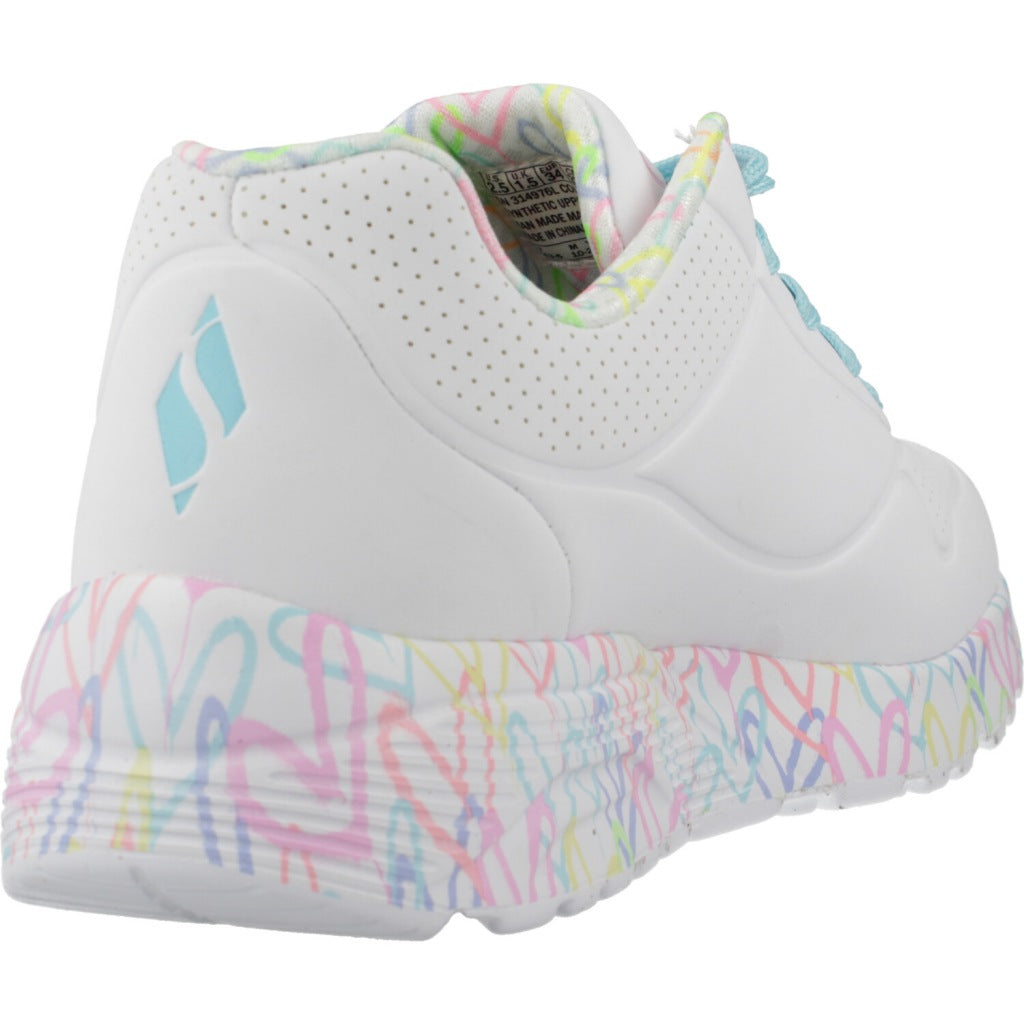 SKECHERS UNO LITE en color BLANCO  (3)