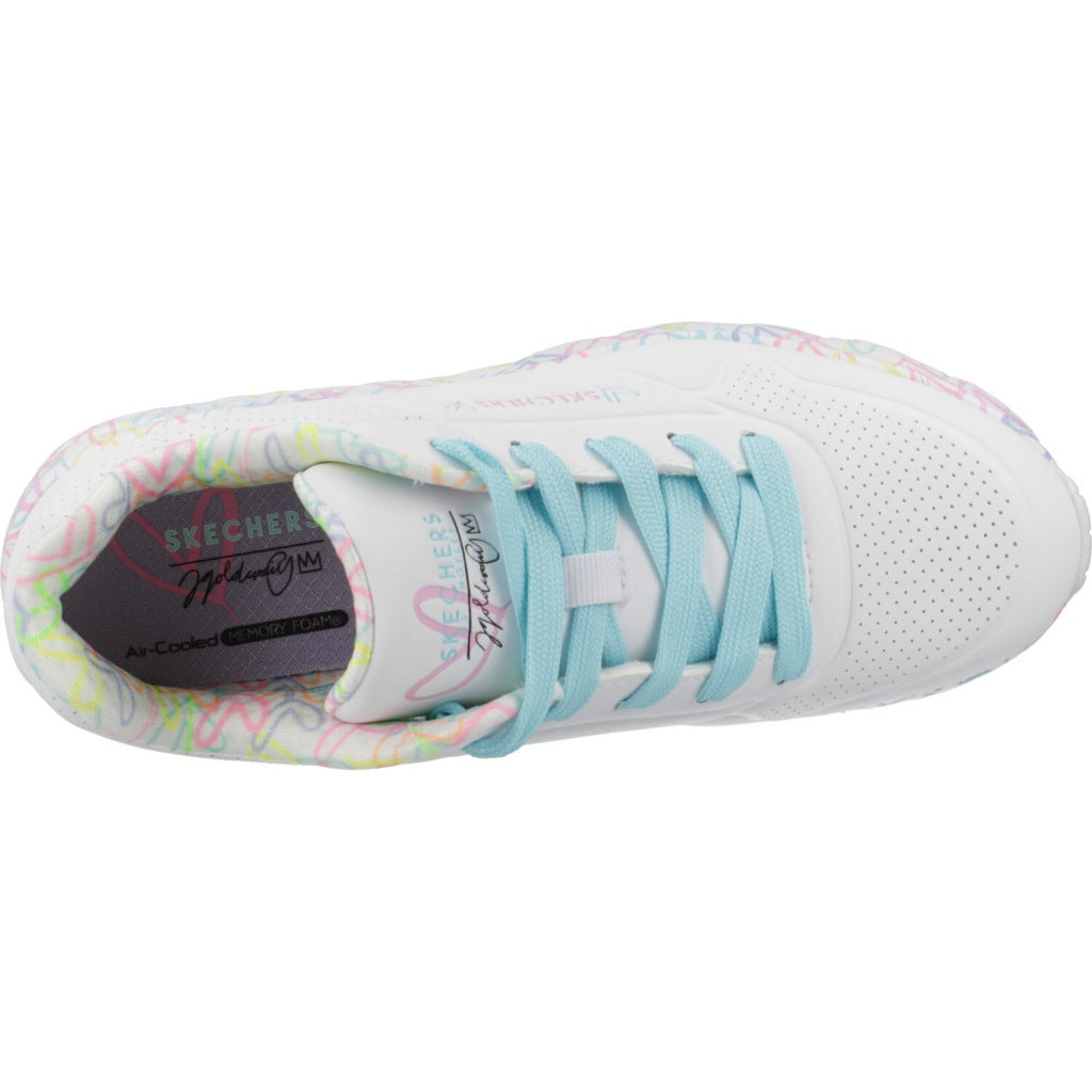 SKECHERS UNO LITE en color BLANCO  (7)