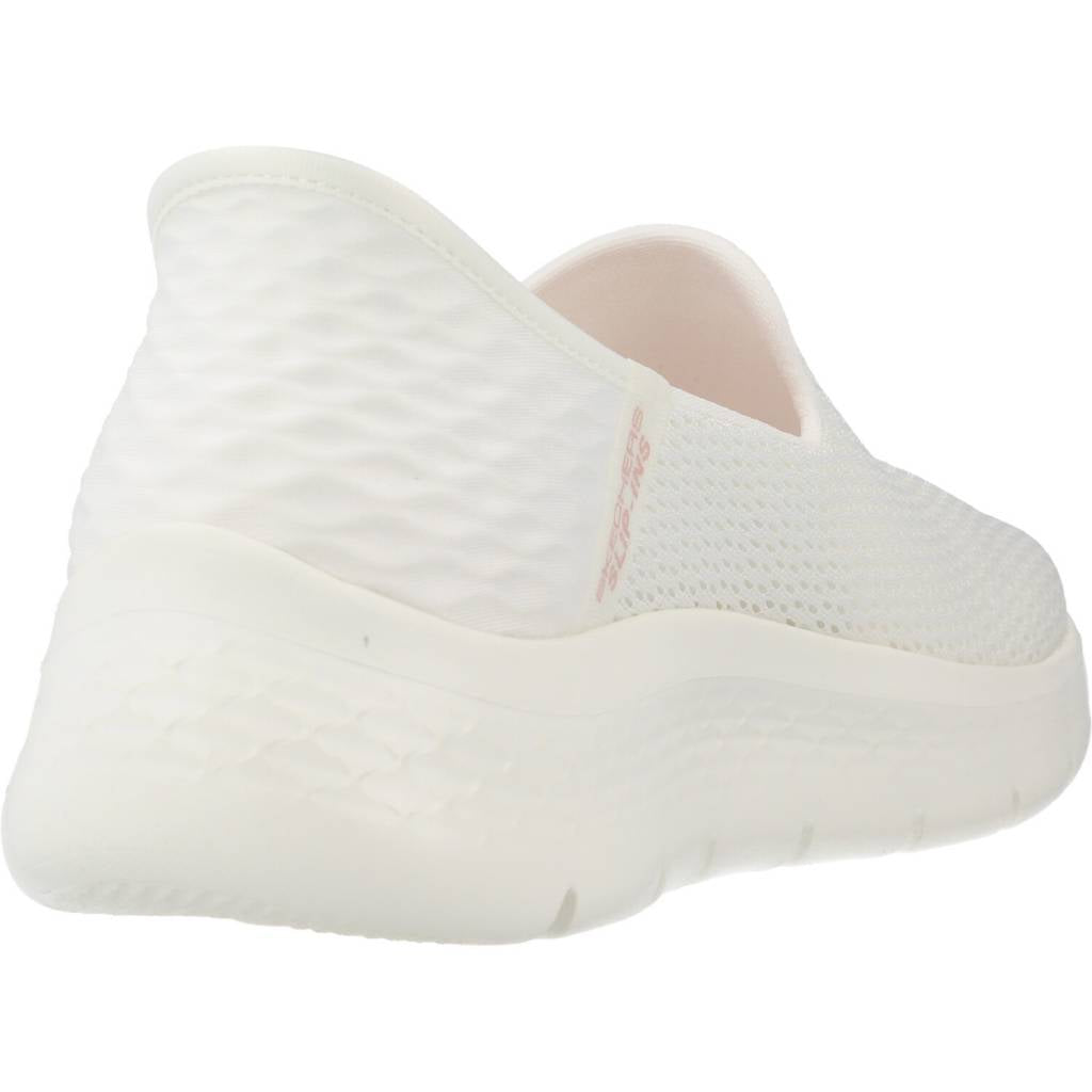 SKECHERS SLIP-INS  GO WALK FLEX en color BLANCO  (3)