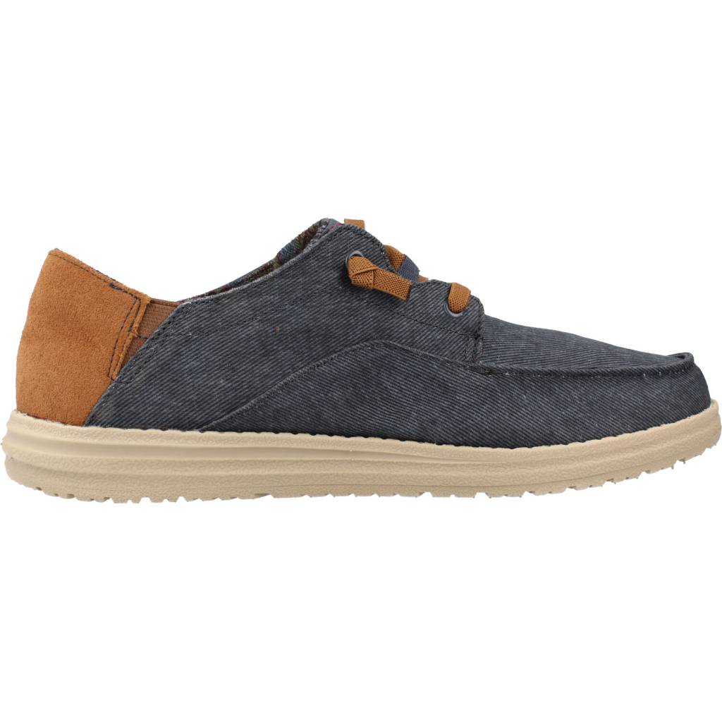 SKECHERS MELSON - MOC TOE en color AZUL  (4)