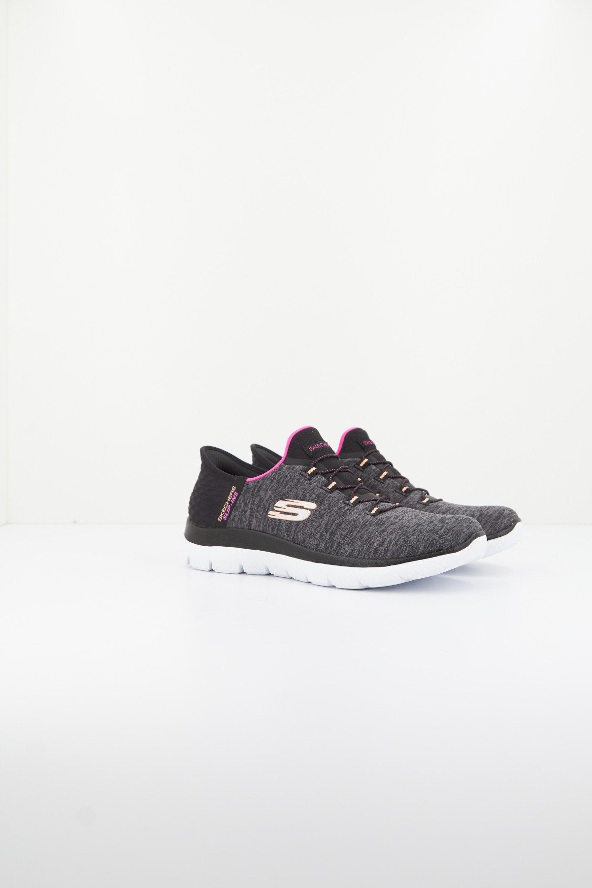 SKECHERS SLIP-INS SUMMITS- DAZZLING HAZE en color GRIS  (2)