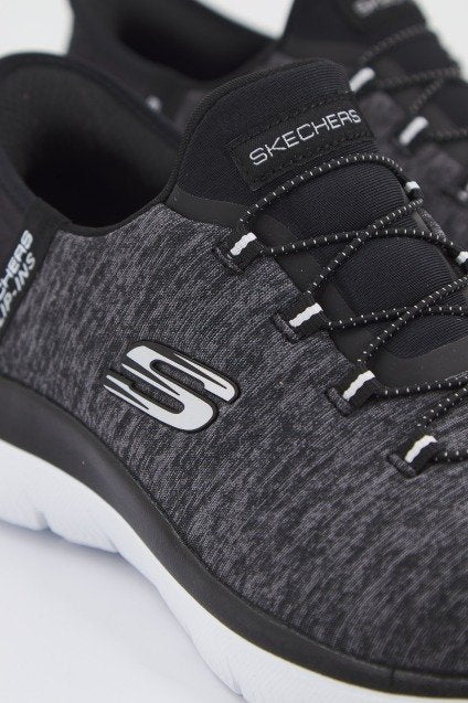 SKECHERS SLIP-INS SUMMITS- DAZZLING HAZE en color NEGRO  (4)