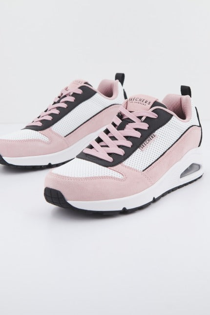 SKECHERS UNO- TWO MUCH FUN en color ROSA  (1)