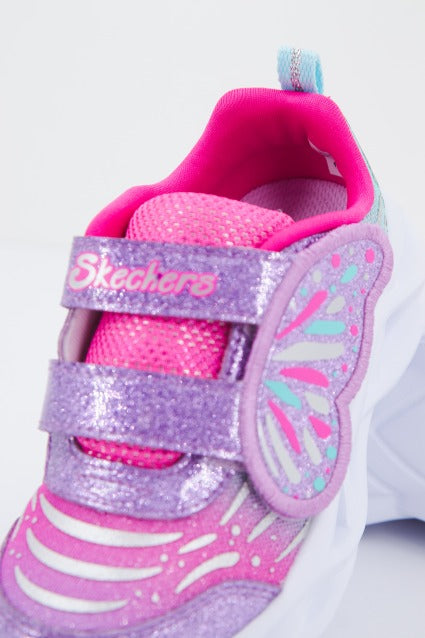 SKECHERS TWISTY BRIGHTS en color ROSA  (4)