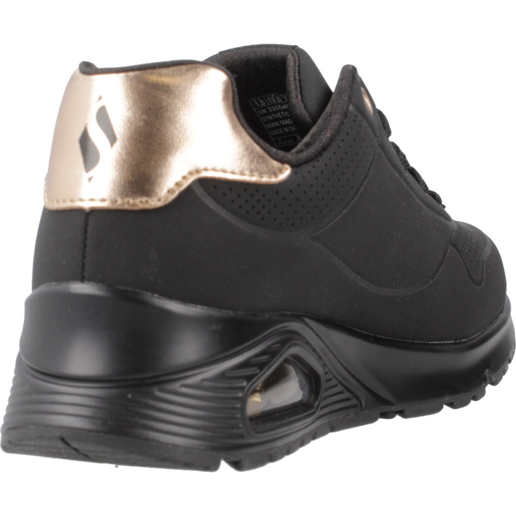 SKECHERS UNO GEN - SHIMMER A en color NEGRO  (3)