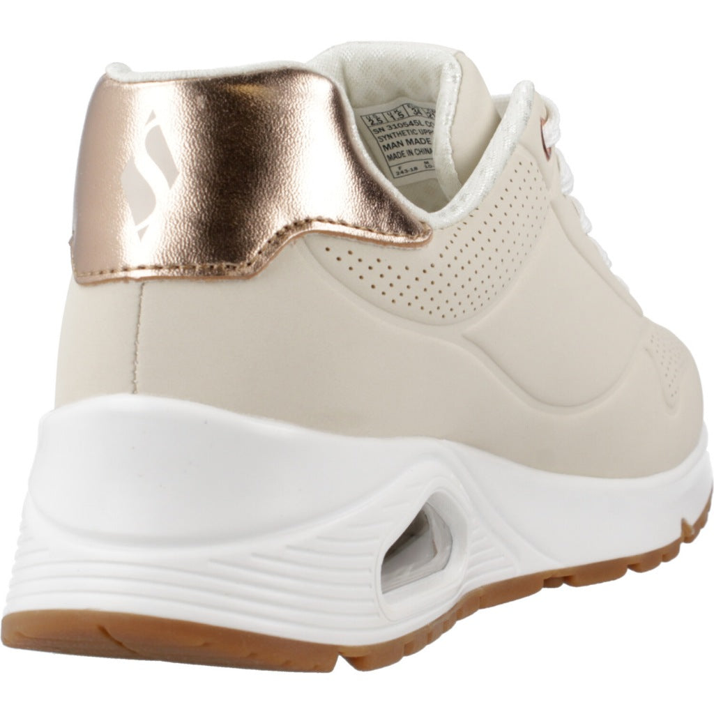 SKECHERS UNO GEN en color BEIS  (3)