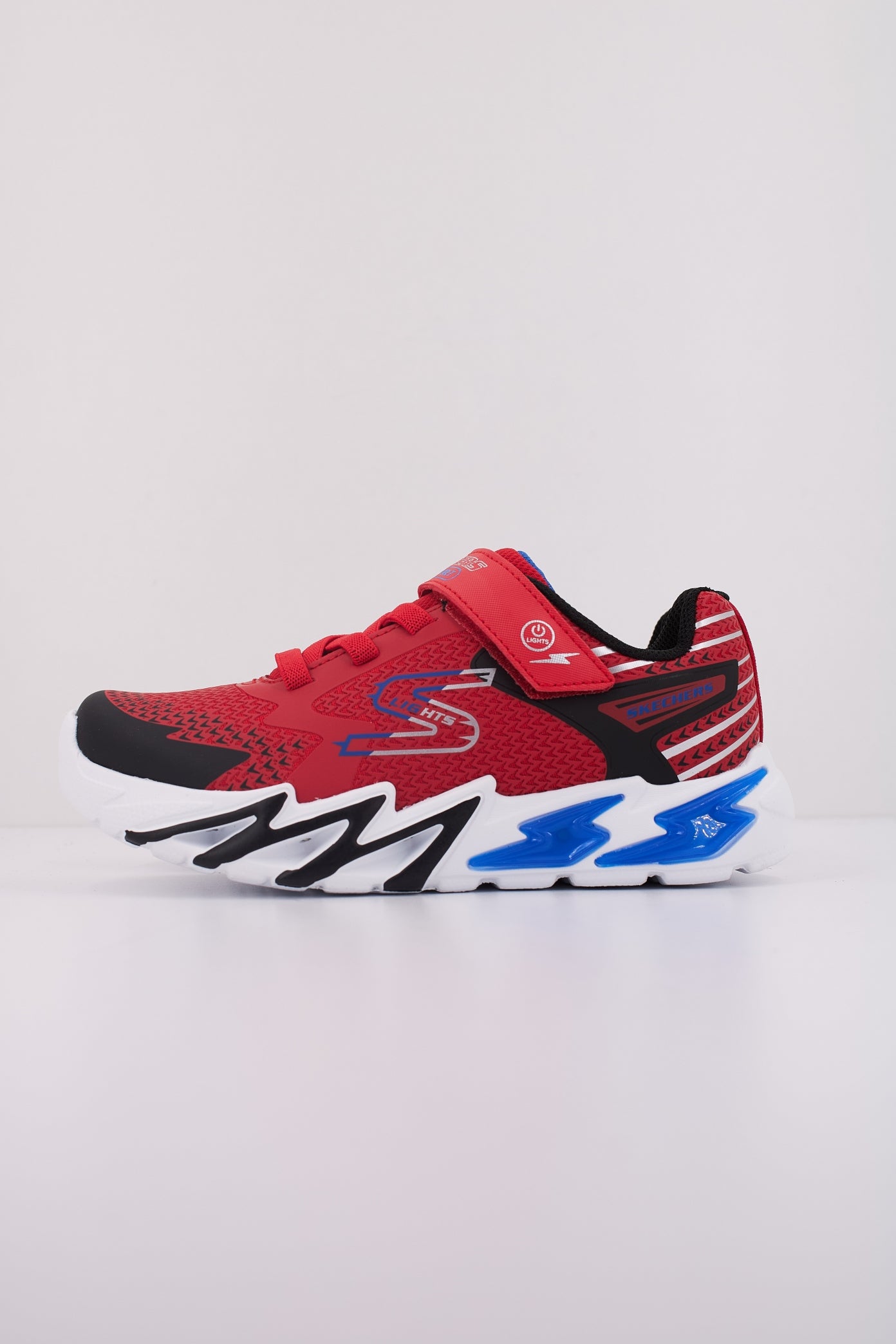 SKECHERS FLEX-GLOW BOLT en color ROJO  (1)