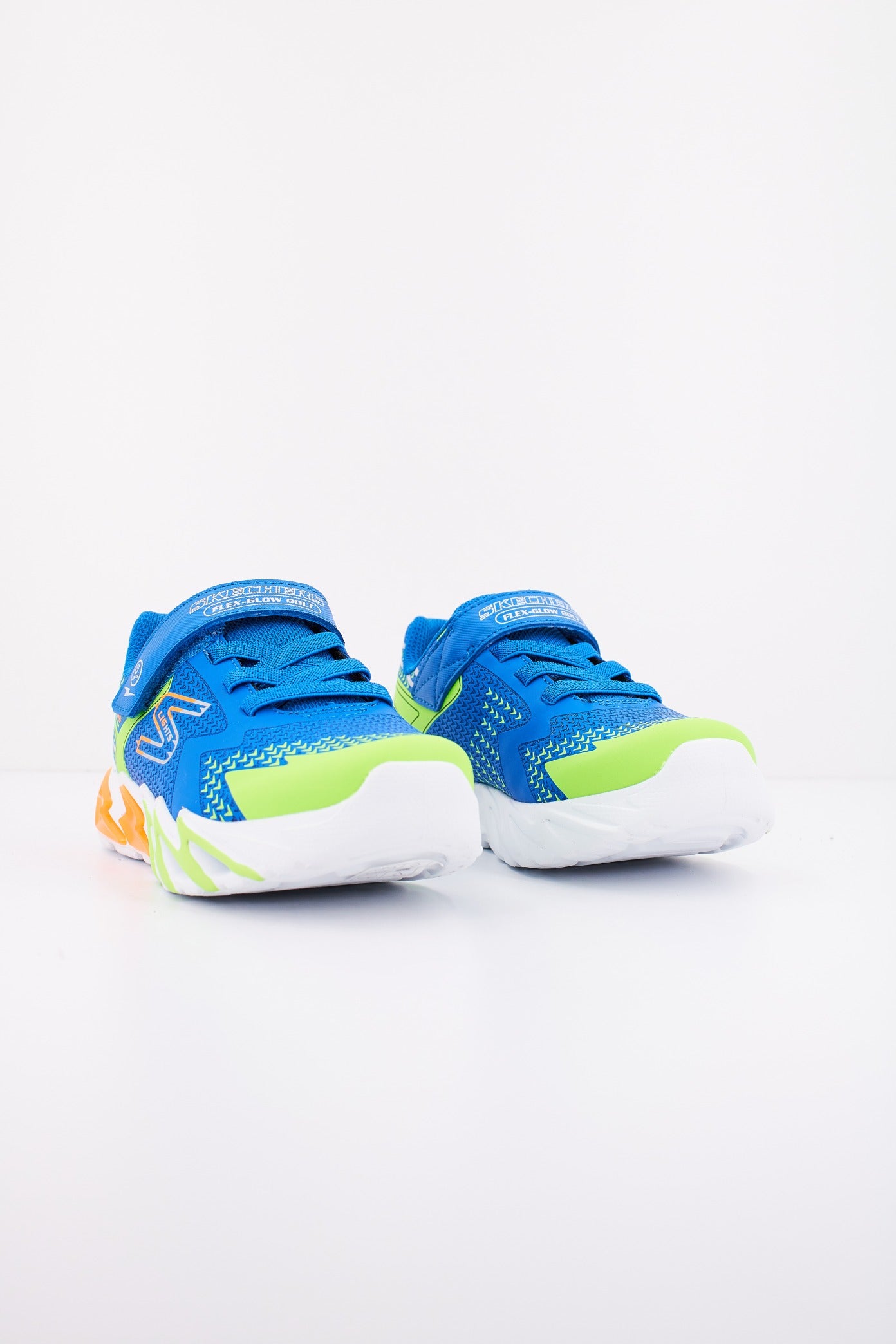 SKECHERS S LIGHTS: FLEX-GLOW BOLT en color AZUL  (2)