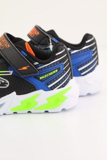 SKECHERS FLEX-GLOW BOLT en color NEGRO  (3)