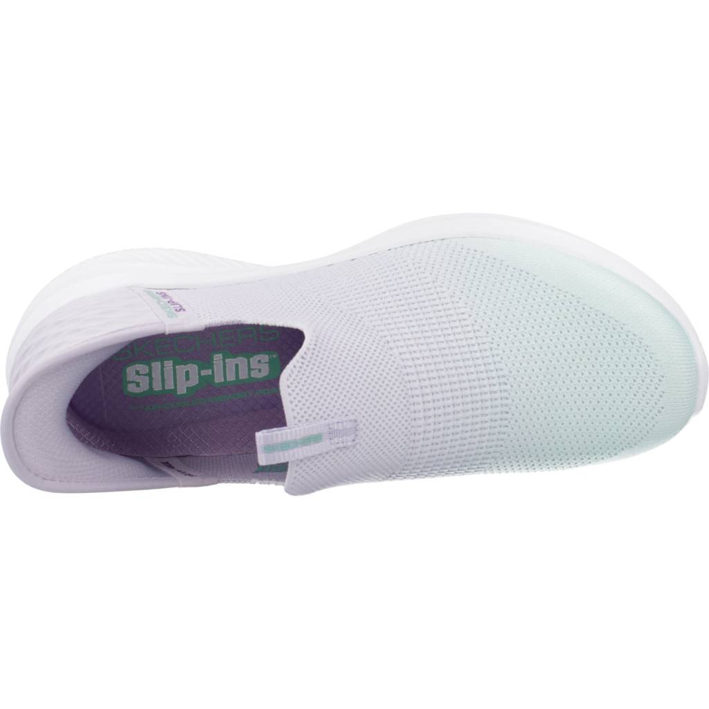 SKECHERS SLIP INS: ULTRA FLEX . en color VERDE  (7)