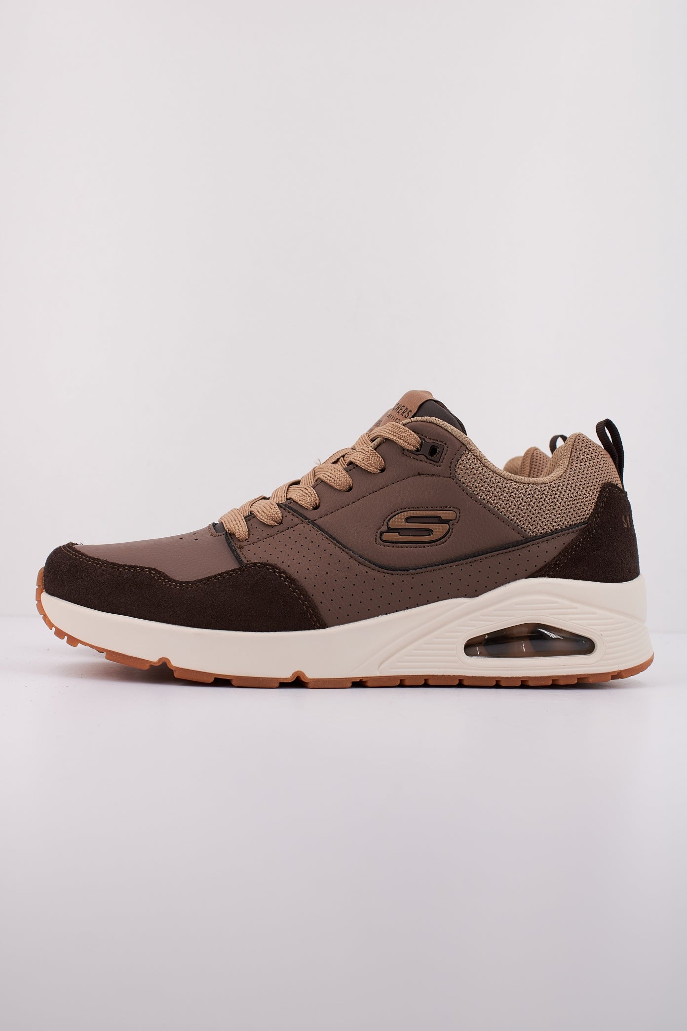 SKECHERS UNO en color MARRON  (1)