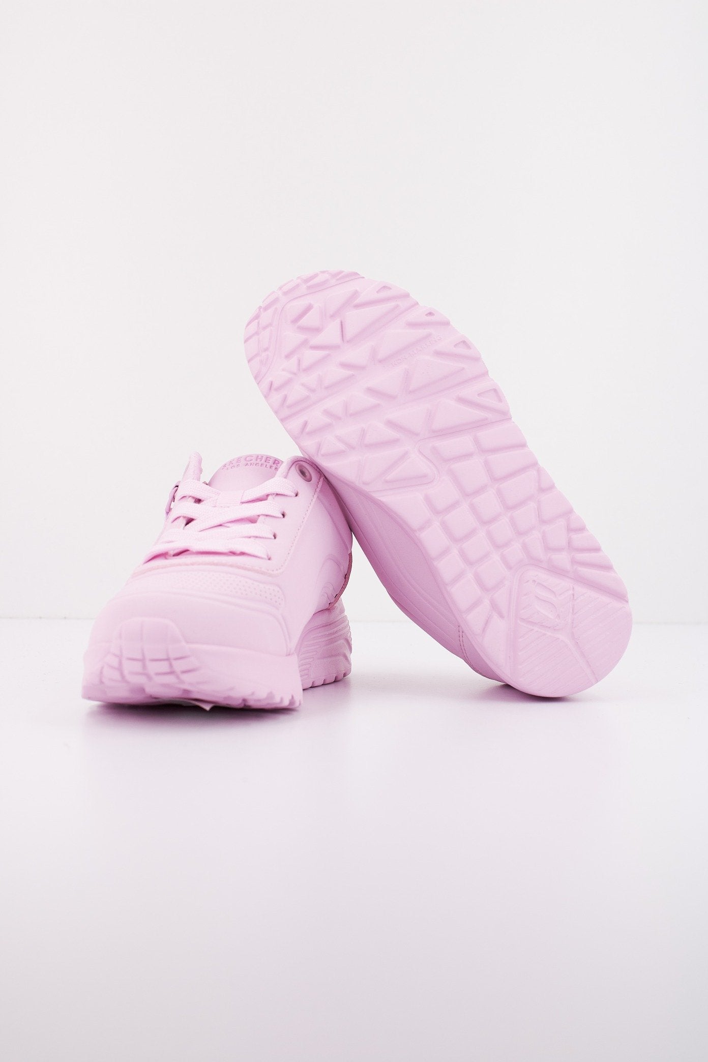 SKECHERS  UNO LITE - EASY ZIP en color ROSA  (4)