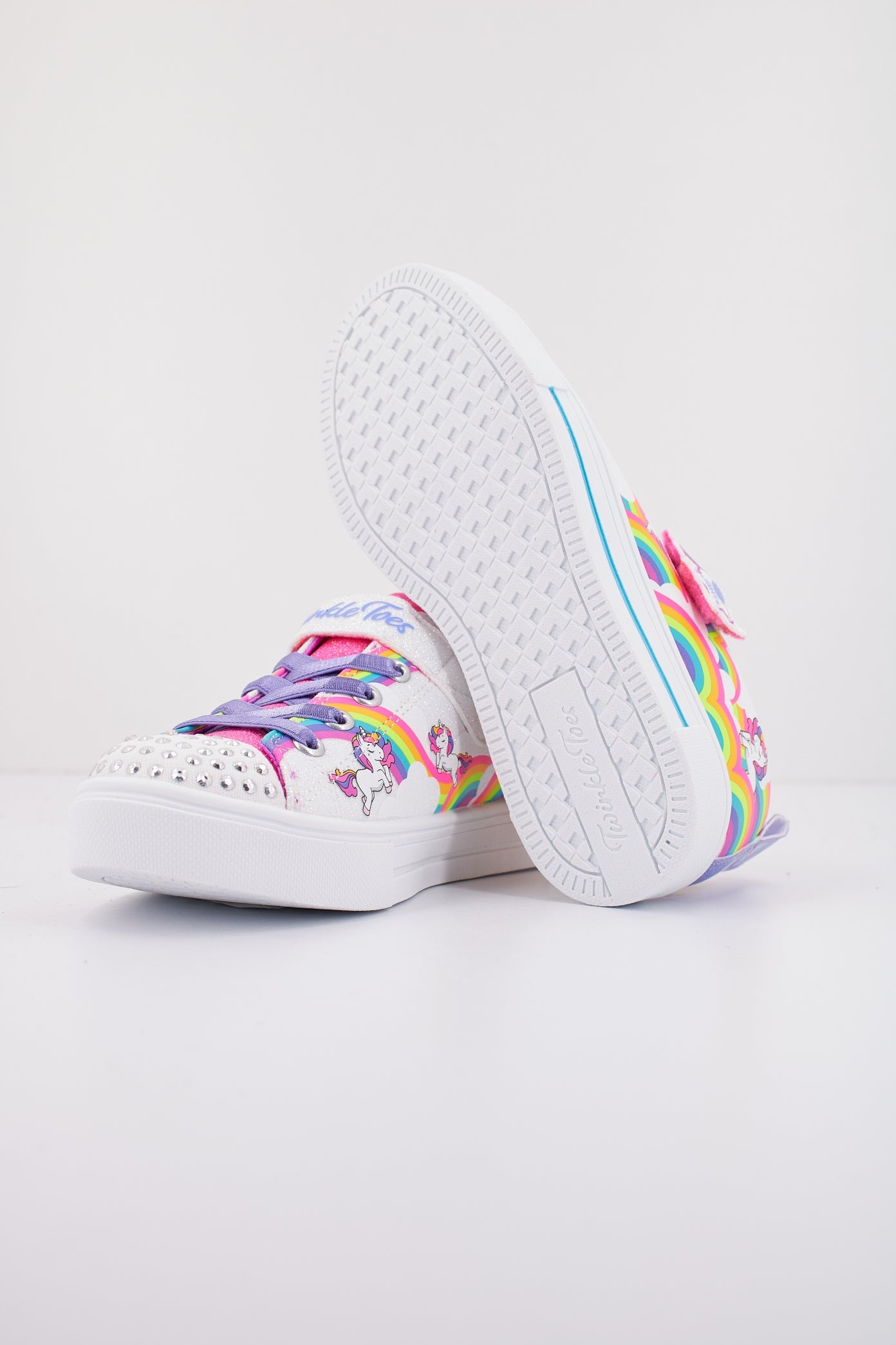 SKECHERS TWINKLE TOES: TWINKLE SPARK en color BLANCO  (4)