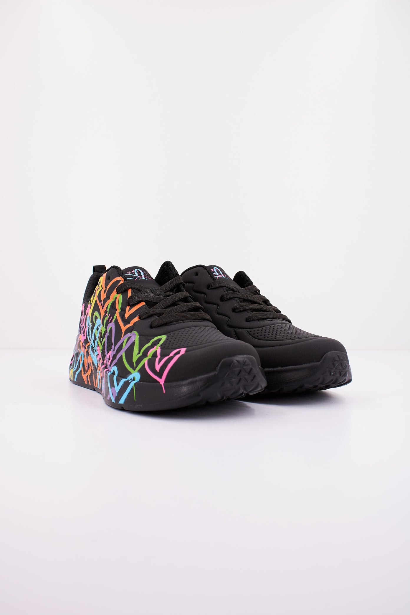 SKECHERS S en color NEGRO  (2)