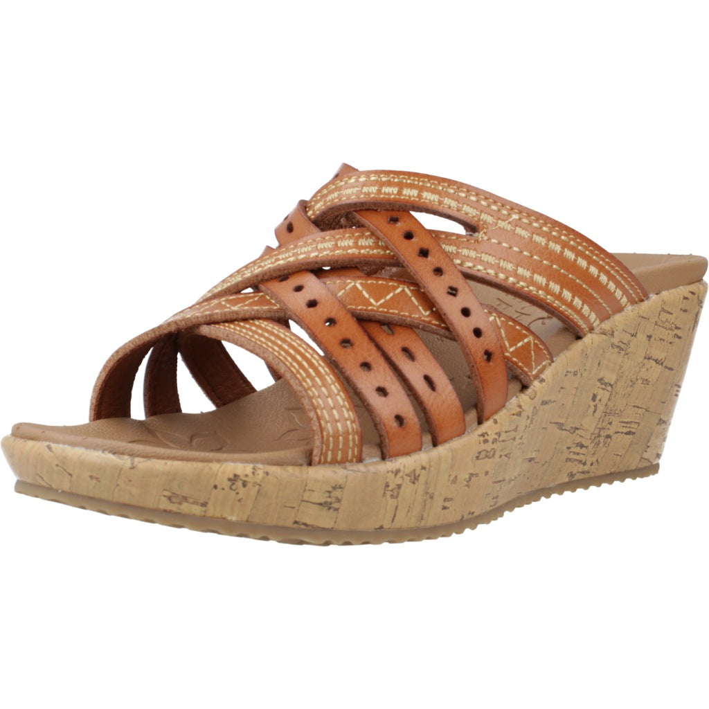 SKECHERS BEVERLEE - HOT SPRING en color MARRON  (1)