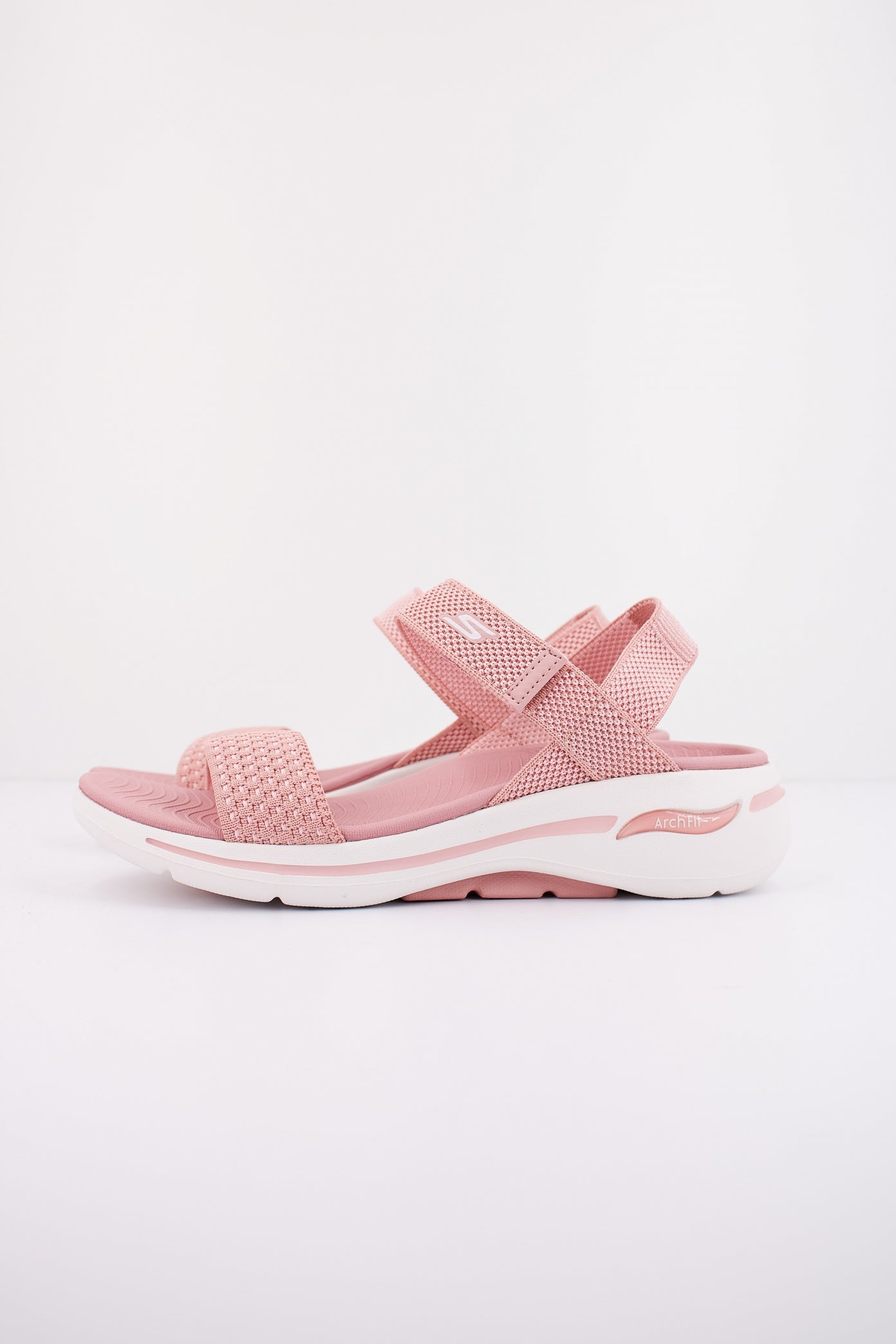 SKECHERS GO WALK ARCH FIT SANDAL en color ROSA  (1)