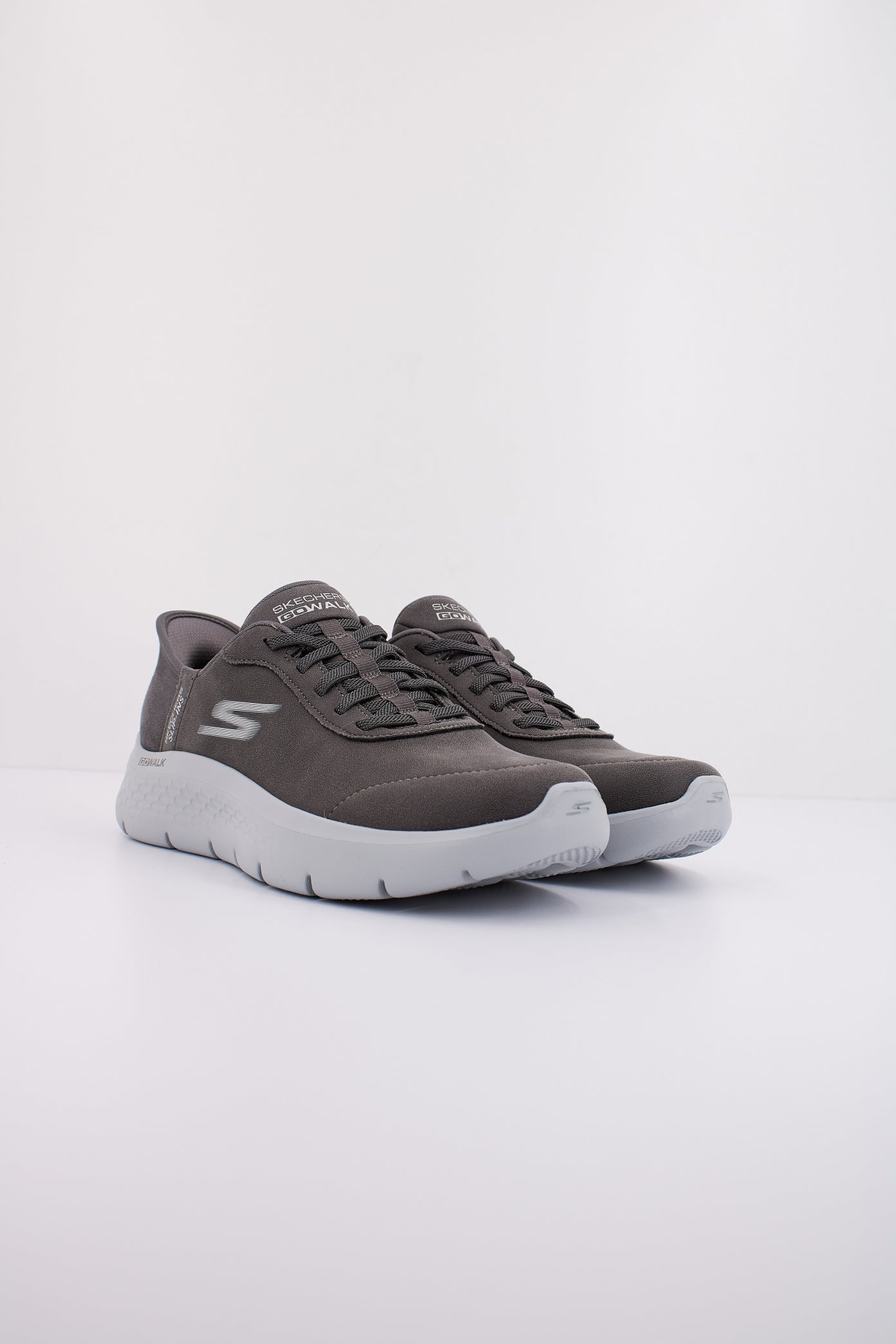 SKECHERS  GO WALK FLEX - MALI SLIP-INS en color GRIS  (2)