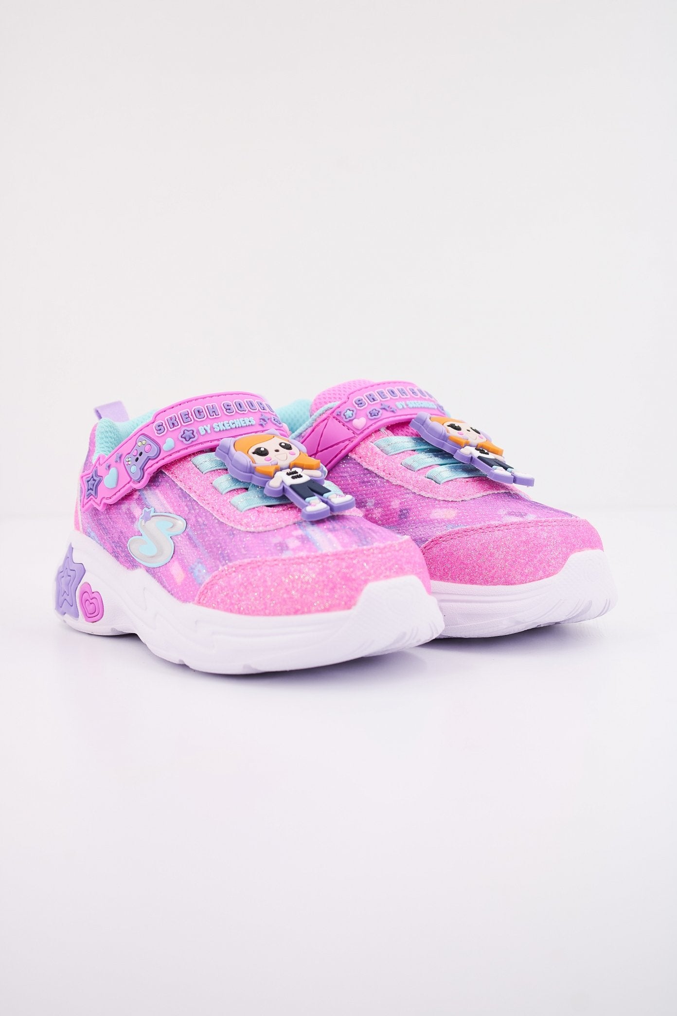 SKECHERS SKECH SQUAD en color ROSA  (2)