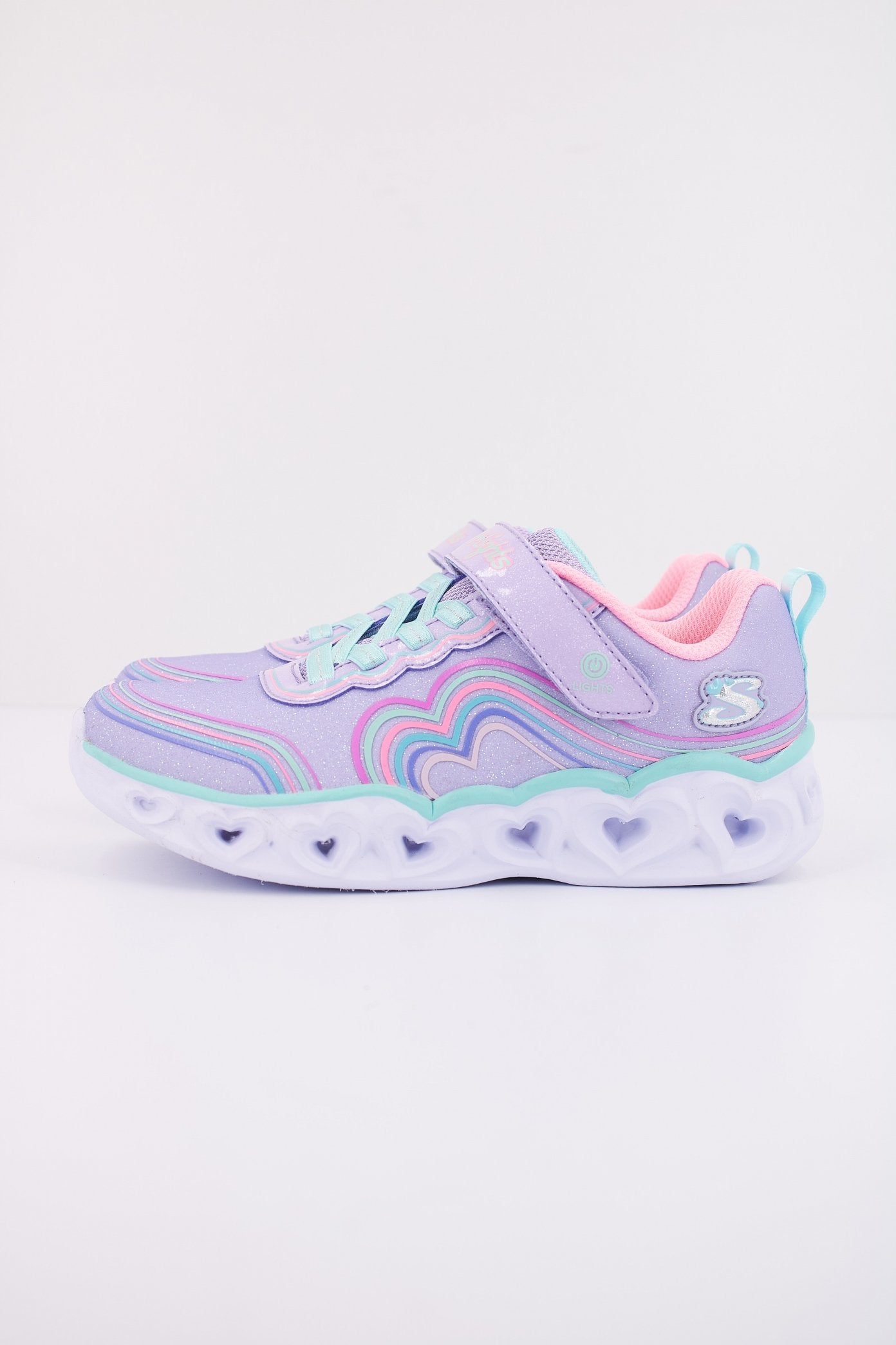 SKECHERS HEART LIGHTS - RETRO en color VIOLETA  (1)