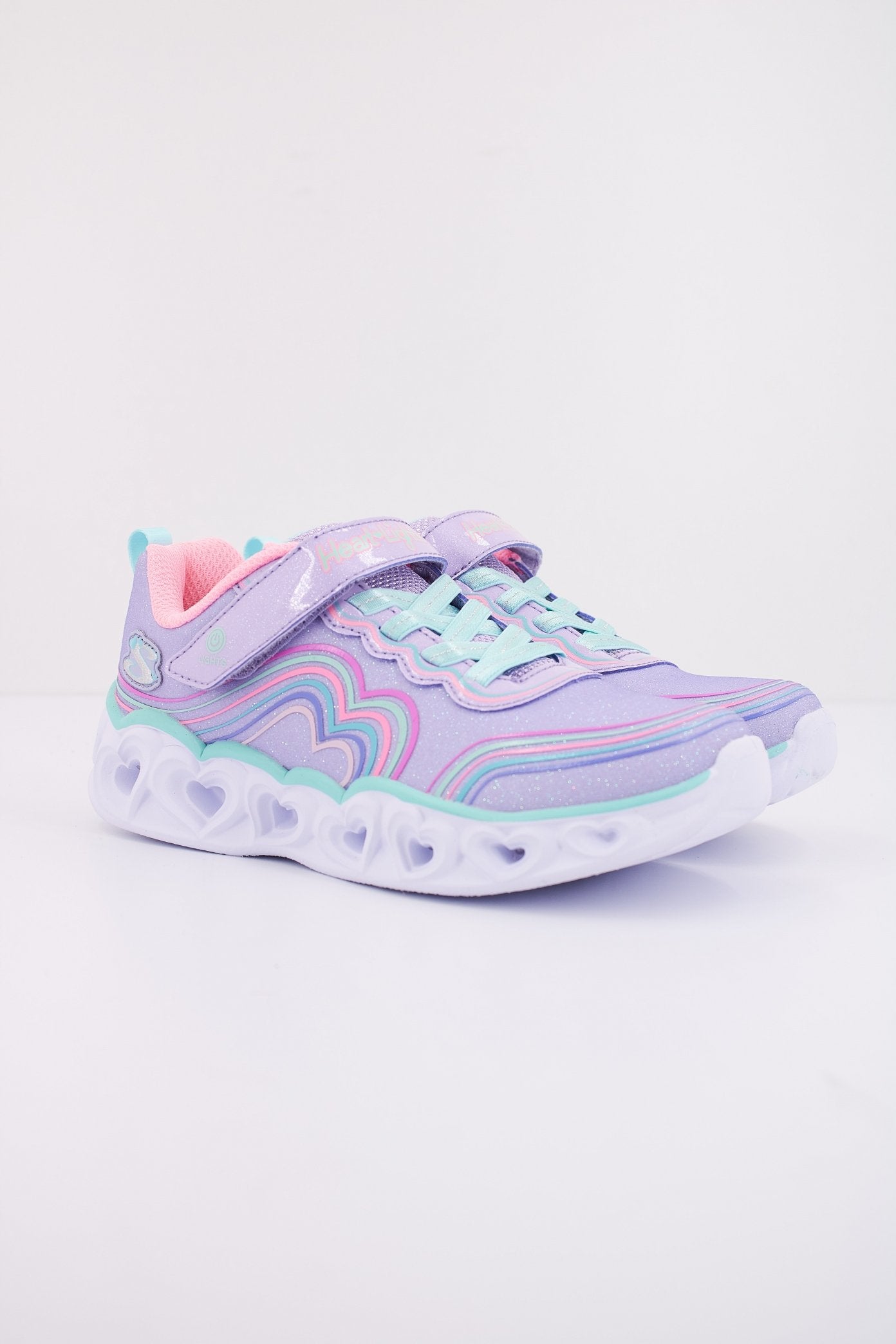 SKECHERS HEART LIGHTS - RETRO en color VIOLETA  (2)